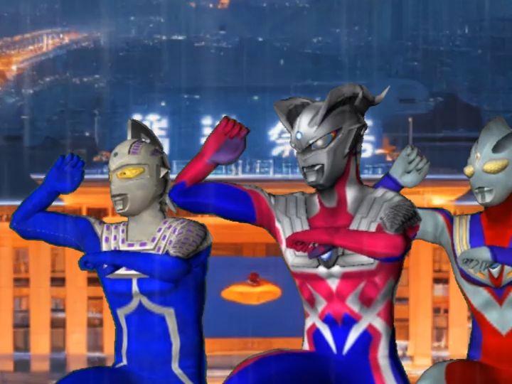 奥特曼跳骑马舞(奥特曼跳骑马舞图片)