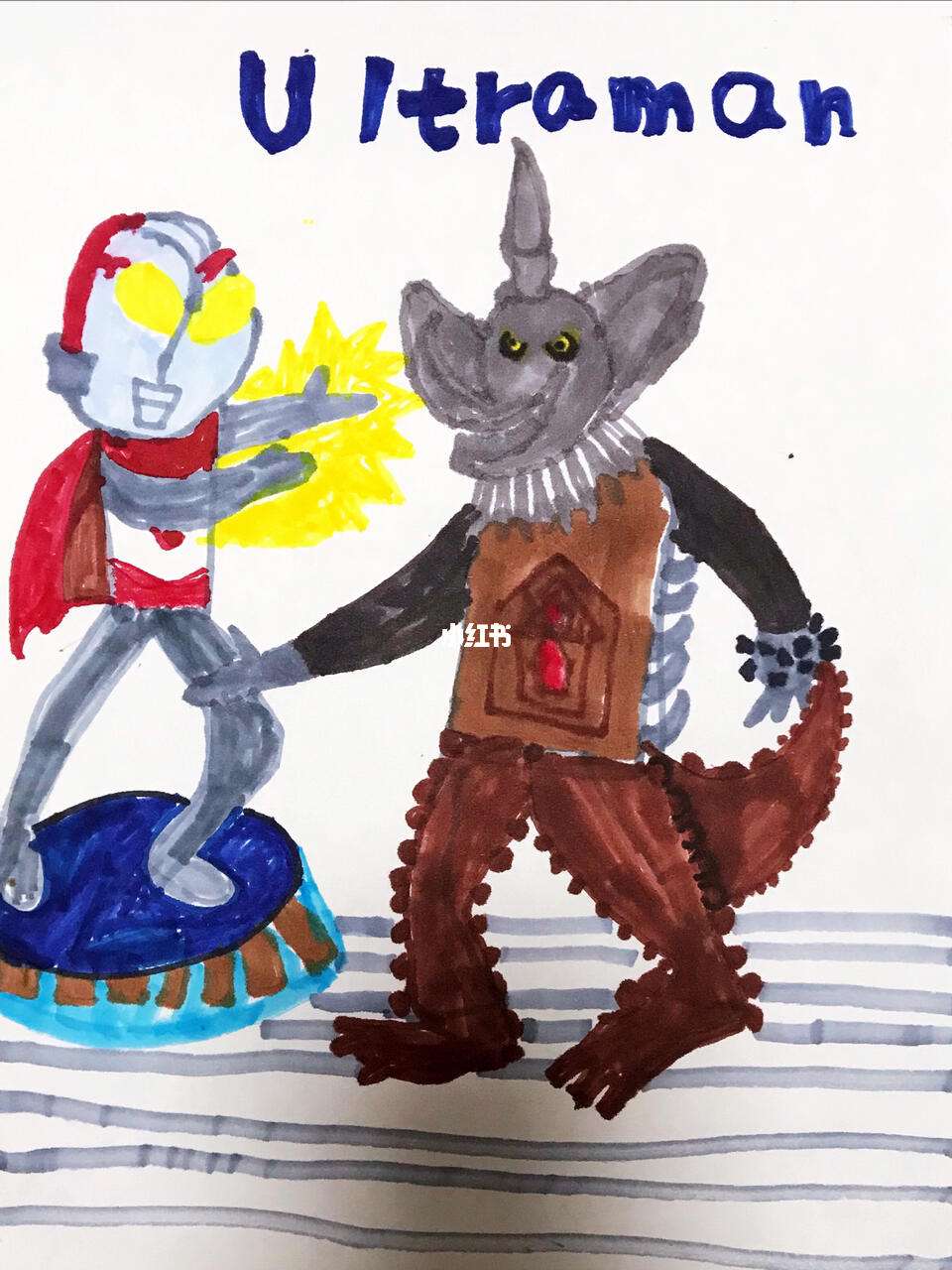 简单奥特曼打怪兽(世界上最简单的奥特曼打怪兽怎么画)