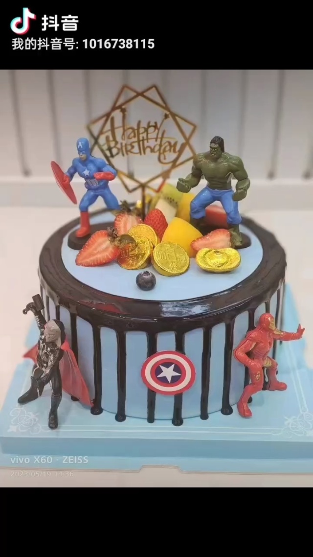 铠甲勇士生日蛋糕(铠甲勇士生日蛋糕定制)