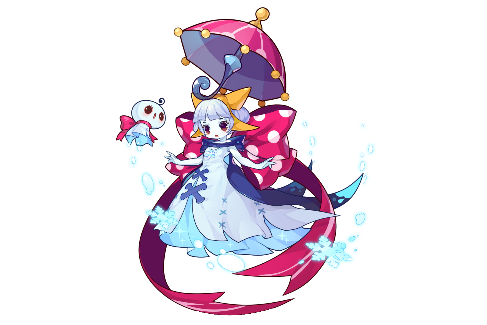 洛克王国幽兰雪魅萌图(洛克王国幽兰雪魅怎么获得)