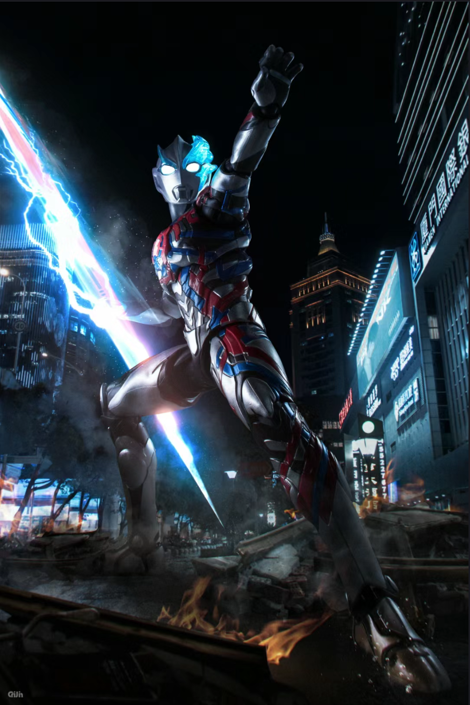 雷光奥特曼图片(奥特曼雷光版本开箱)