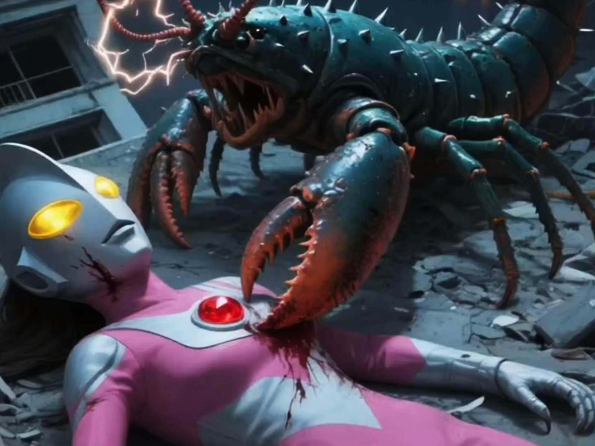 奥特曼被打小游戏(打奥特曼游戏的视频)