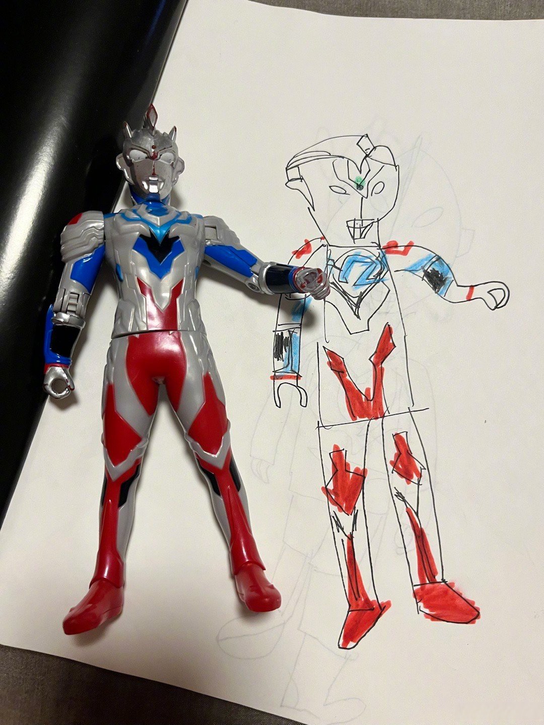 奥特曼芭比画(奥特曼和芭比娃娃的玩具)