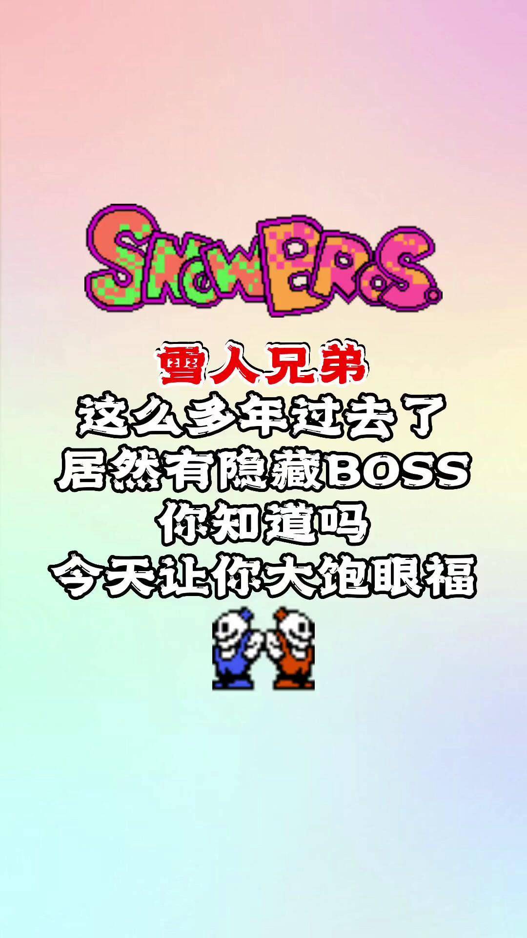 雪人兄弟攻略(雪人兄弟攻略最后一关)