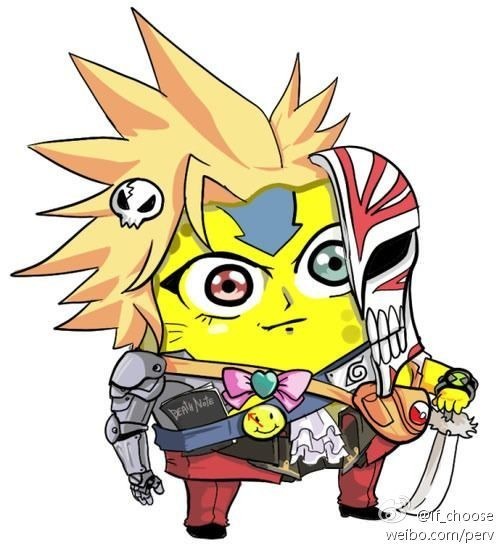 火影忍者海绵宝宝版(海绵宝宝火影忍者高清)