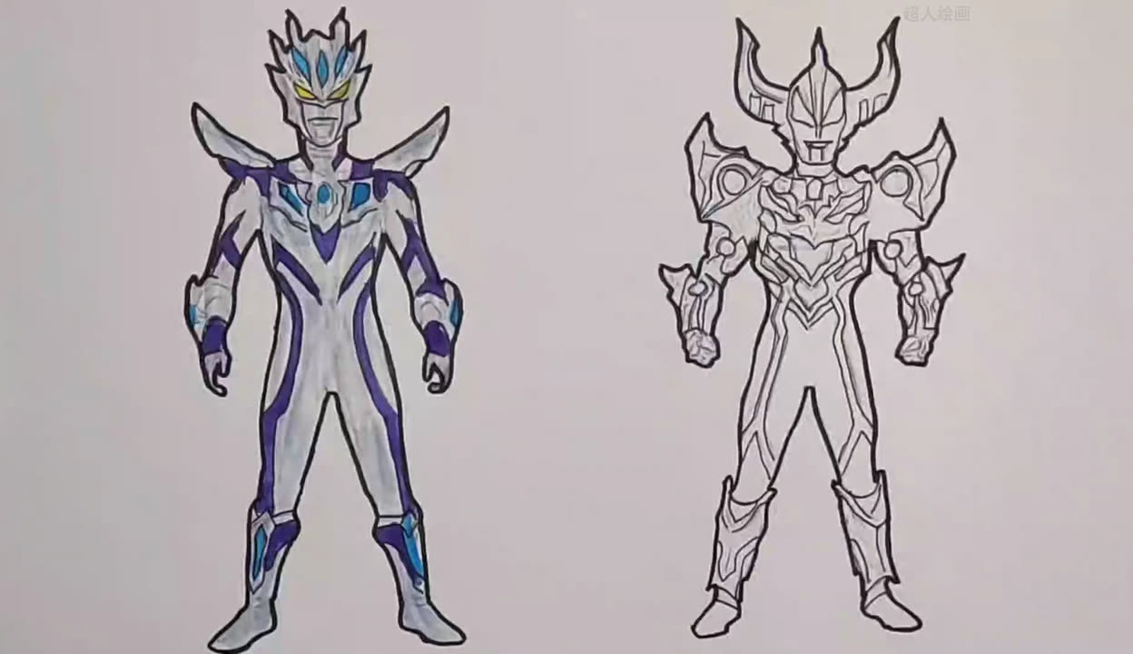 教我们画奥特曼大冒险(画奥特曼画奥特曼打怪兽)