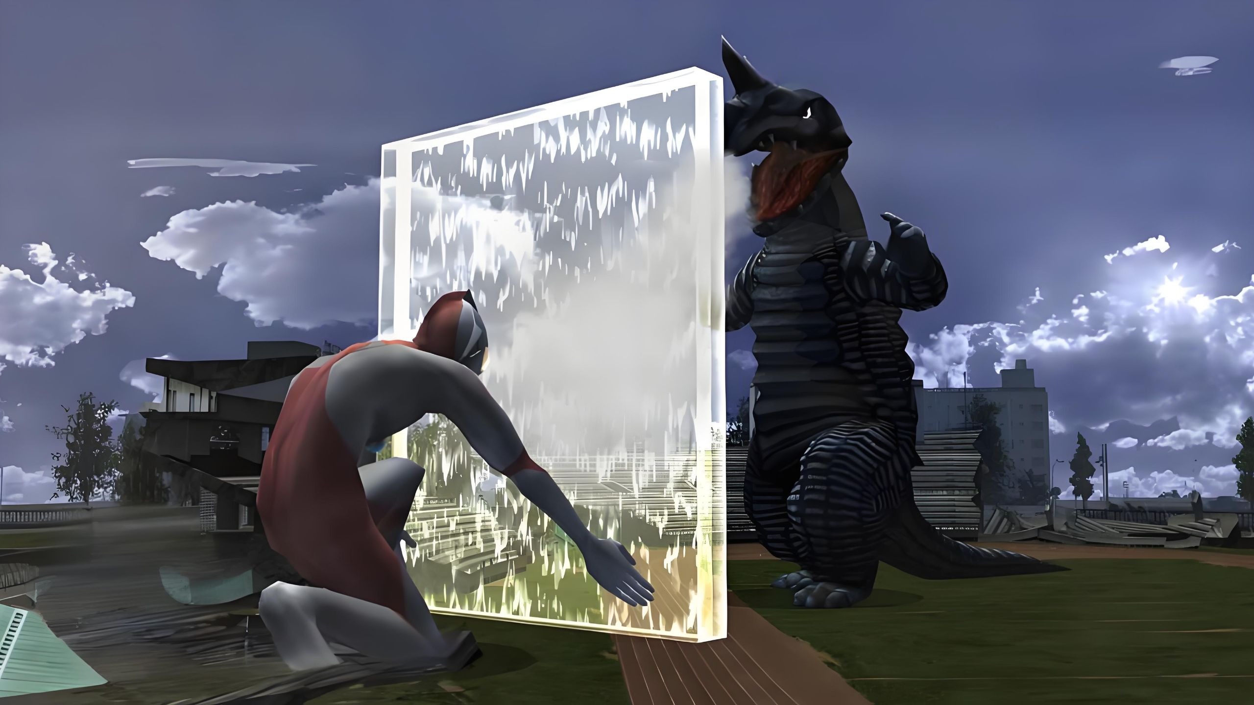 奥特曼怪兽大战奥特曼(奥特曼大战怪兽动画片第一集)