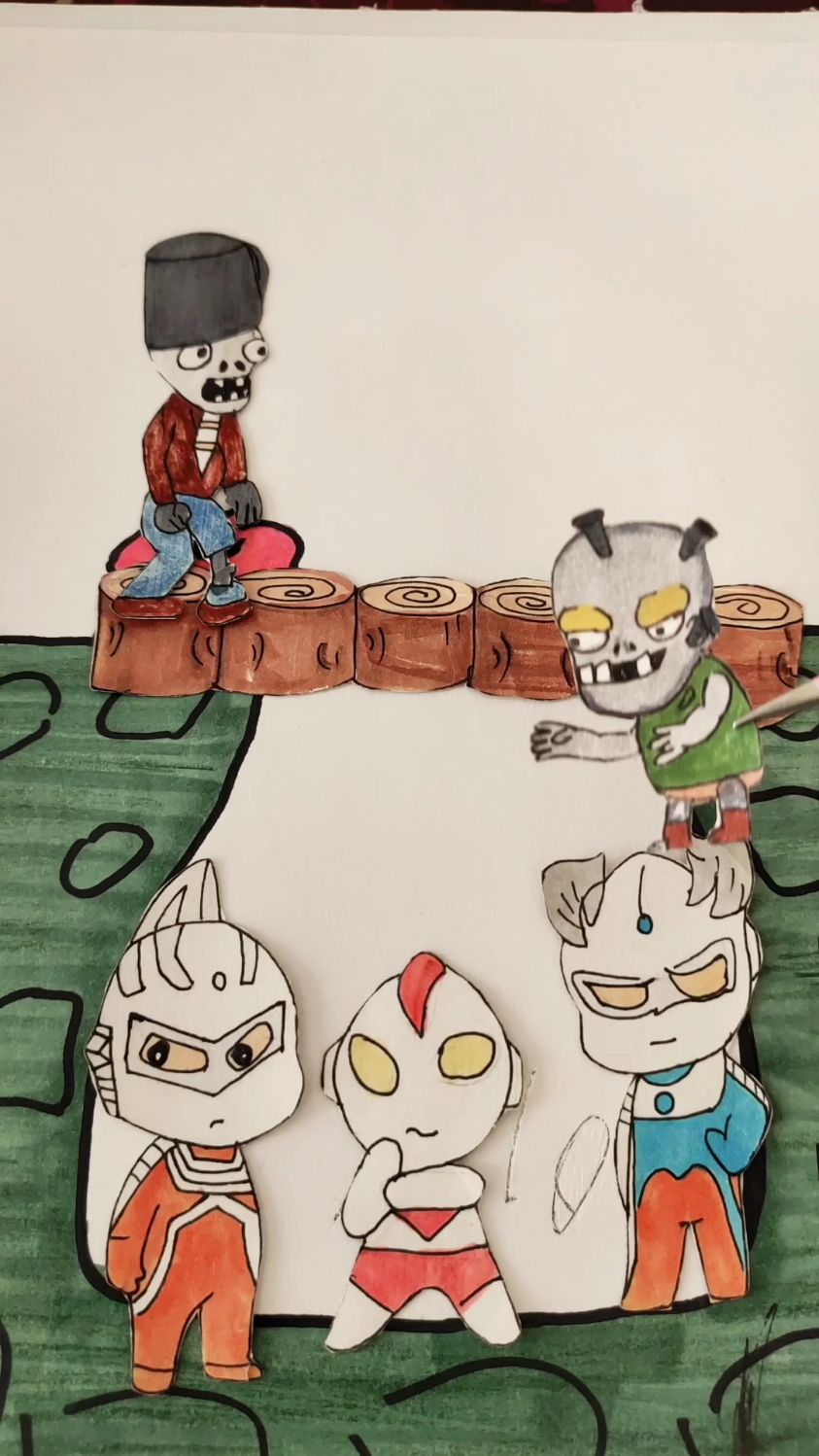 奥特曼僵尸打仗(奥特曼打僵尸第一集)