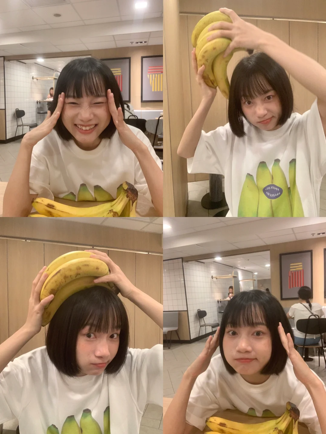 可爱香蕉女孩攻略(香蕉可爱图片 彩色简笔画)