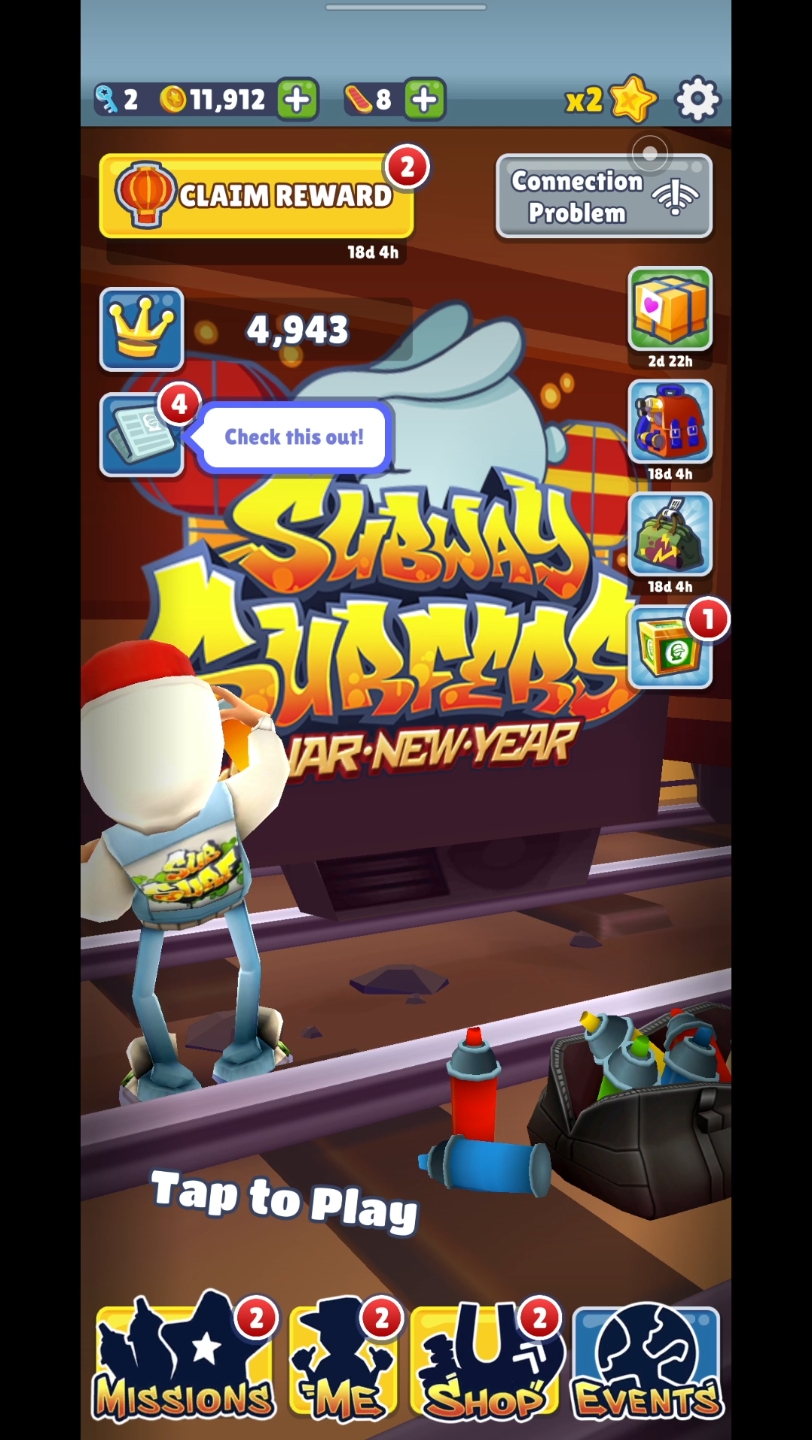 地铁酷跑新春版破解版(地铁跑酷新年版本破解版下载)