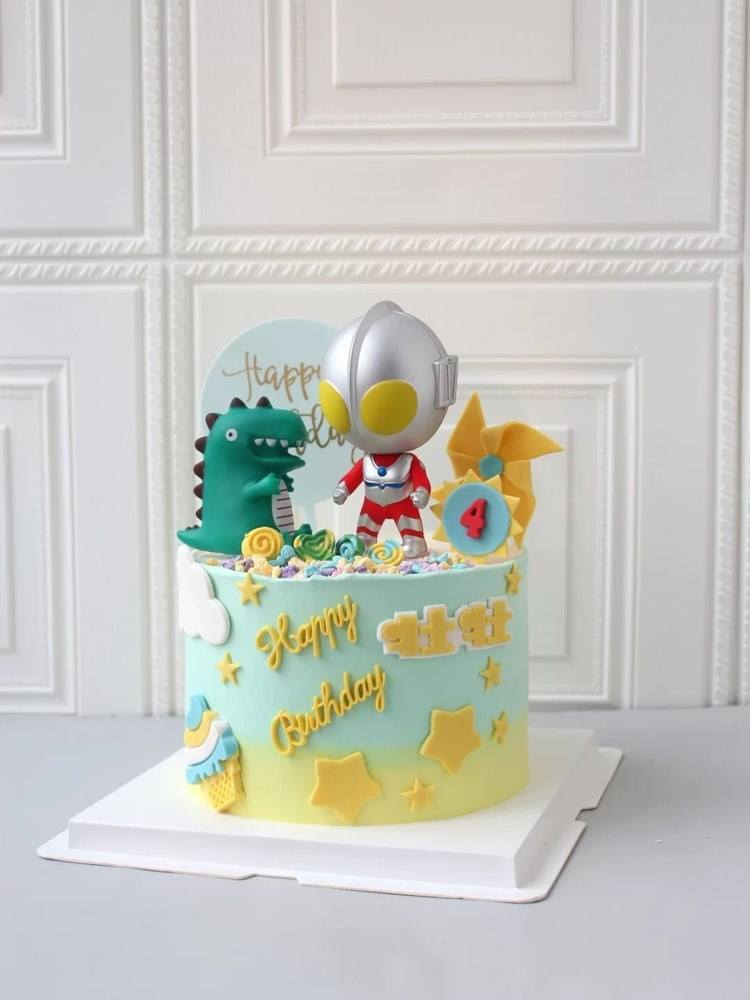 儿童蛋糕铠甲勇士(播放铠甲勇士蛋糕的图片)