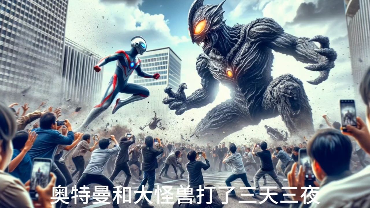 大的奥特曼打怪兽图片(大奥特曼打怪兽视频动画)
