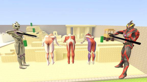 奥特曼玩屁股(奥特曼屁股受伤)