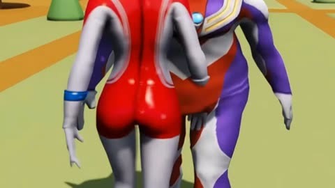 奥特很多奥特曼打屁股()