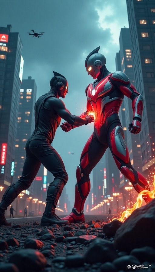 奥特曼打怪兽外国版(奥特曼打怪兽的大视频)