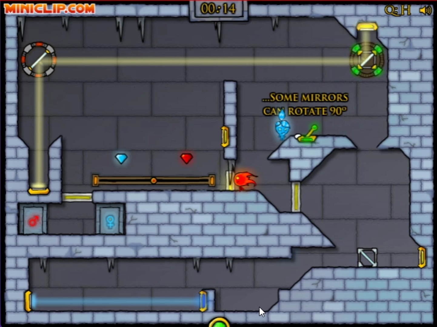 冰火小游戏破解版(冰火小人无敌版,不用下载)