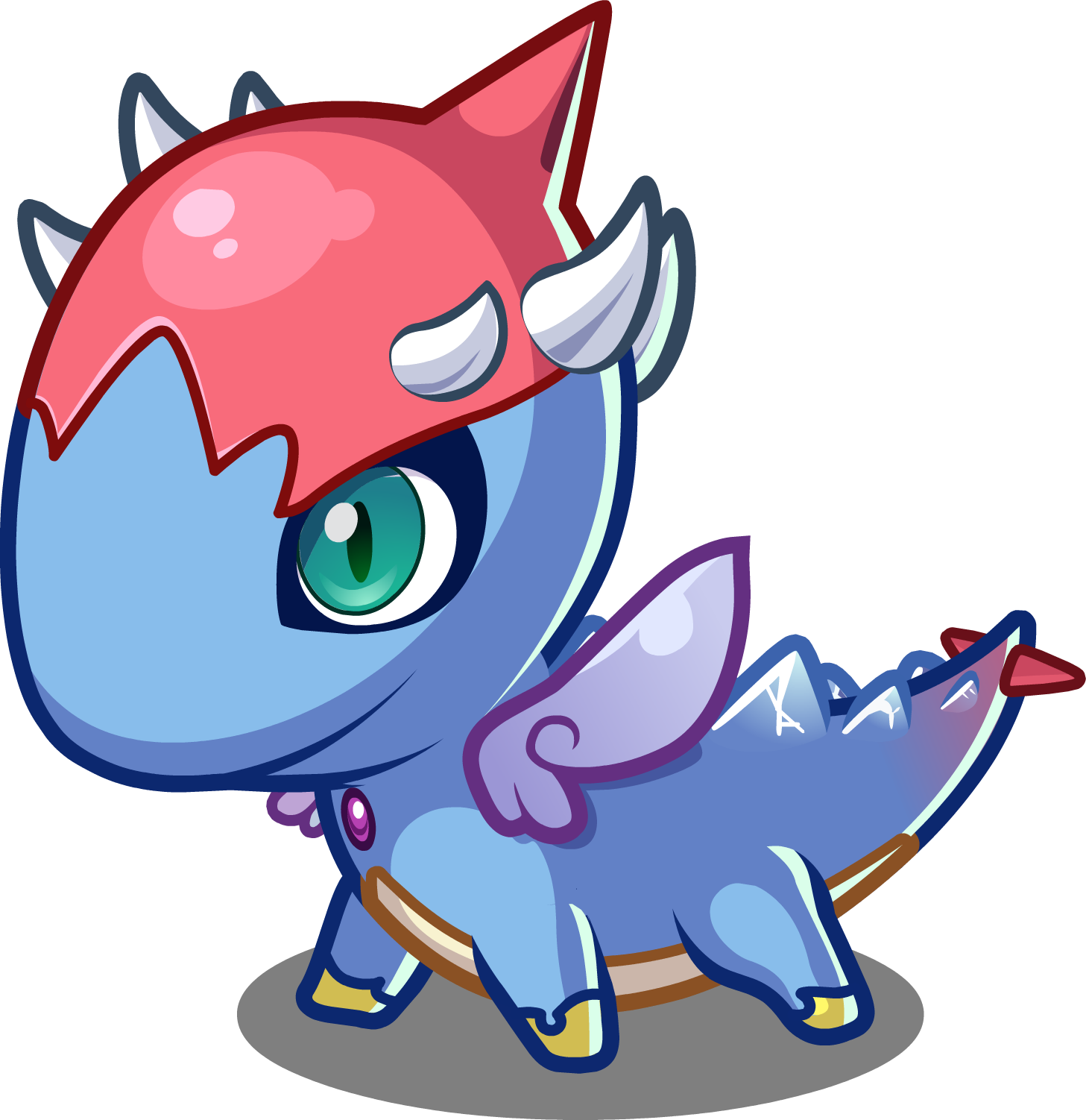 洛克王国红顶剑龙技能(洛克王国赤顶翼龙怎么得)