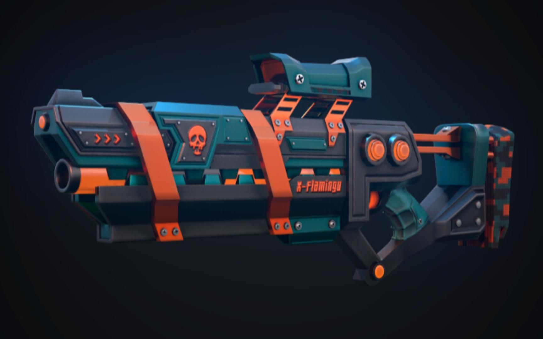 3d打枪武器(3d游戏武器模型)