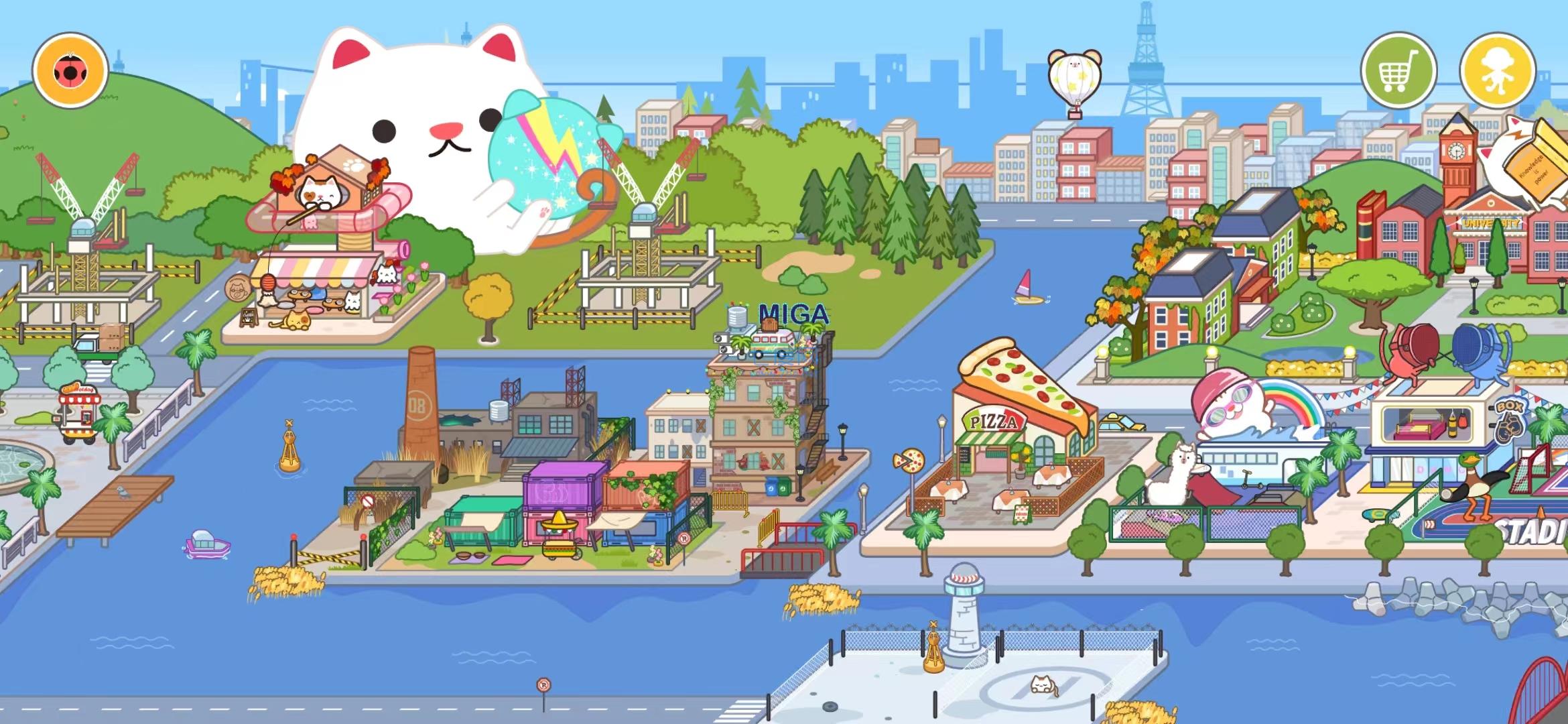 米加小镇最新版本商场(米加小镇商店免费版完整版)