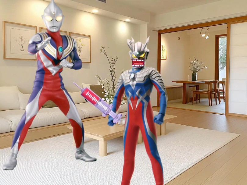 奥特曼给奥特曼打屁()