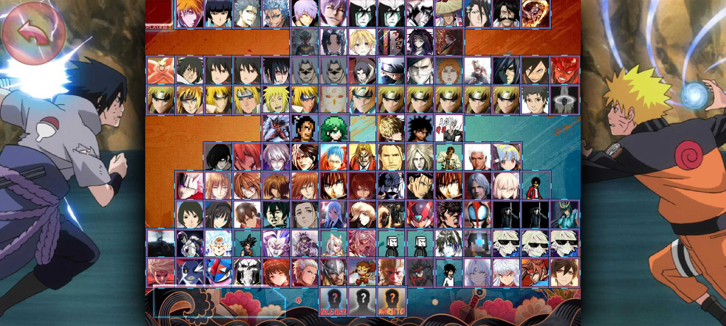 死神vs火影人物名称(死神vs火影游戏人物大全)