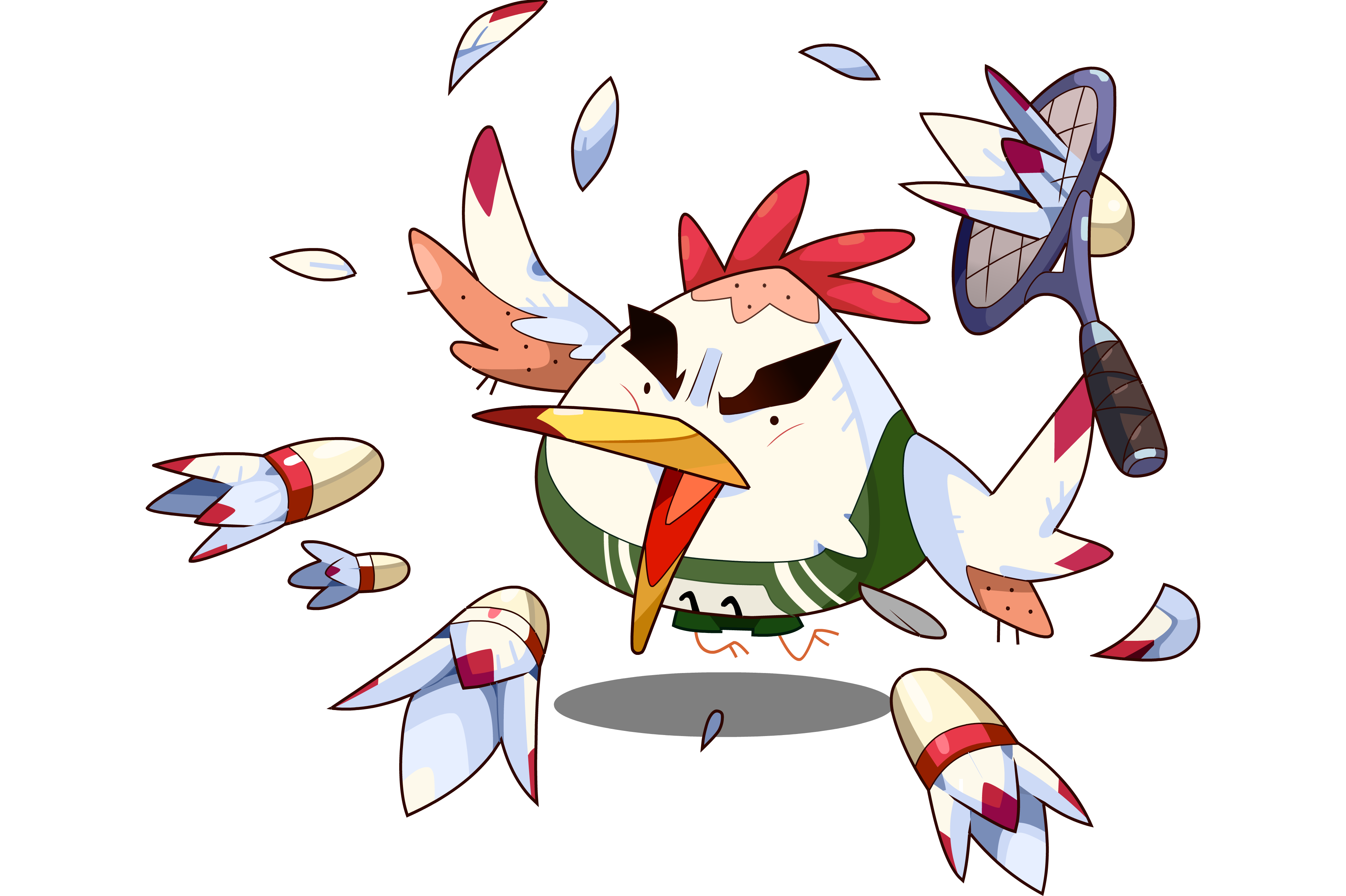 洛克王国晕晕鸡(洛克王国晕晕鸡性格)