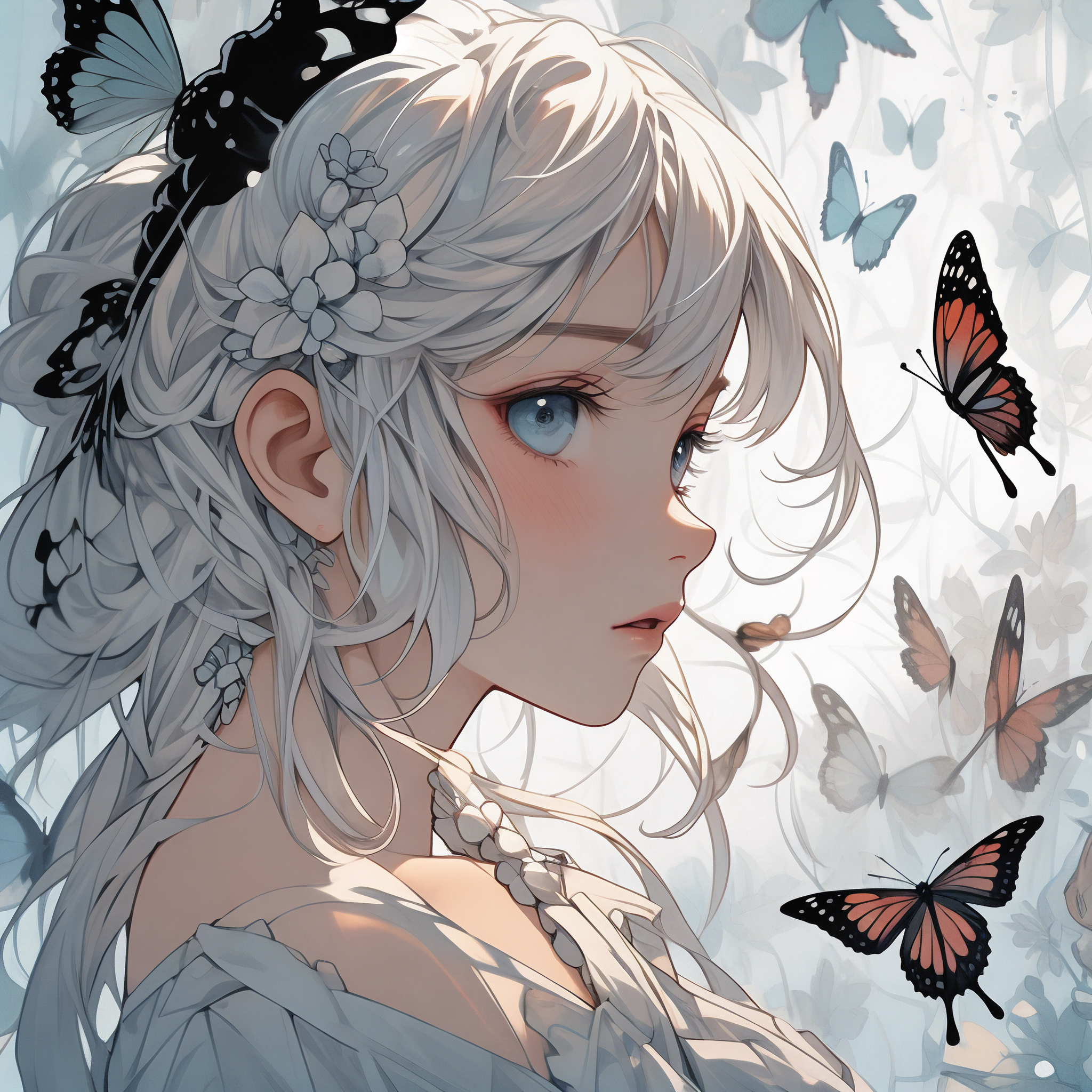 动漫女生梦幻手绘(动漫女生梦幻怎么画)