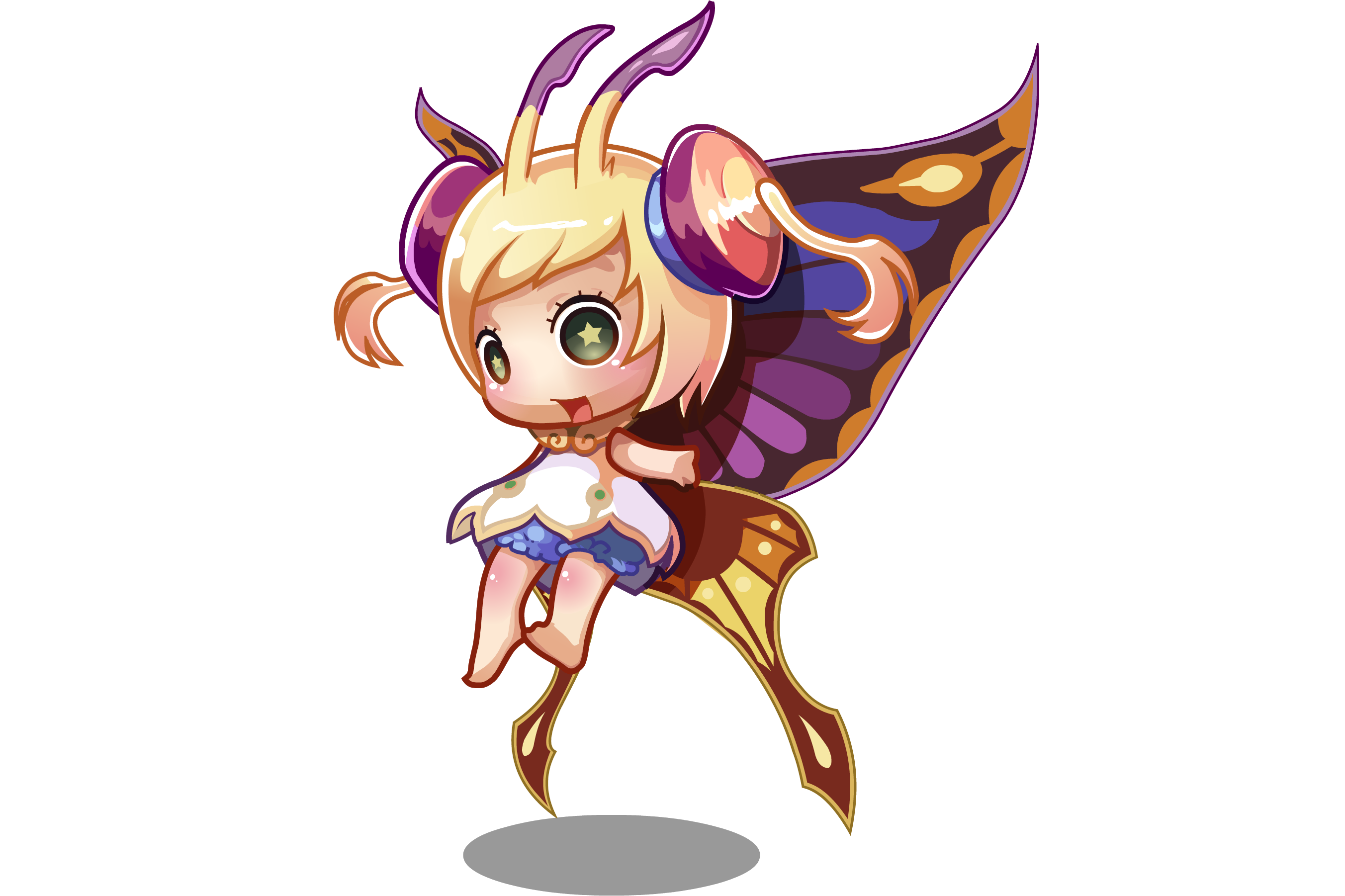 洛克王国暗蝴蝶陶陶(洛克王国蝶后新春皮肤怎么得)