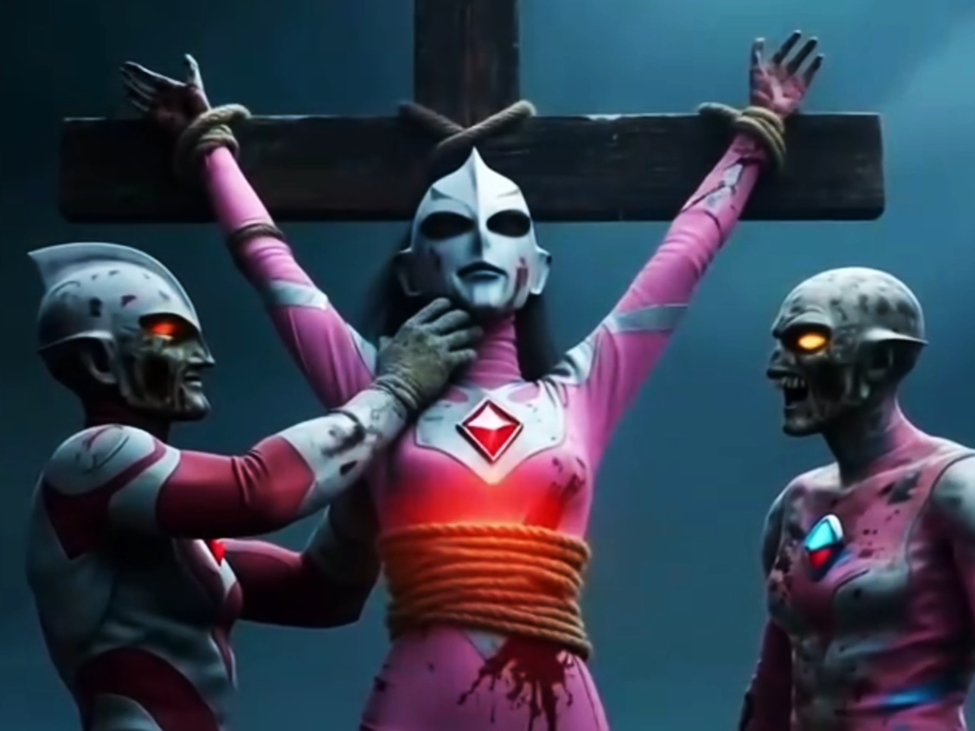 奥特曼打怪物打僵尸哈(奥特曼打僵尸长什么样子)