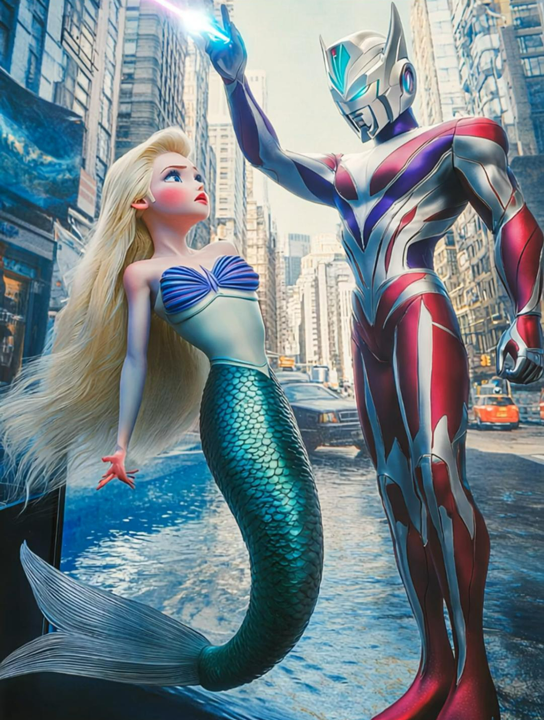 迪迦奥特曼和艾莎公主(迪迦奥特曼和艾莎公主好朋友)