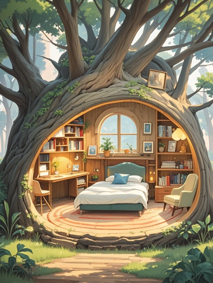 儿童房梦幻森林图片(儿童房梦幻森林图片大全)