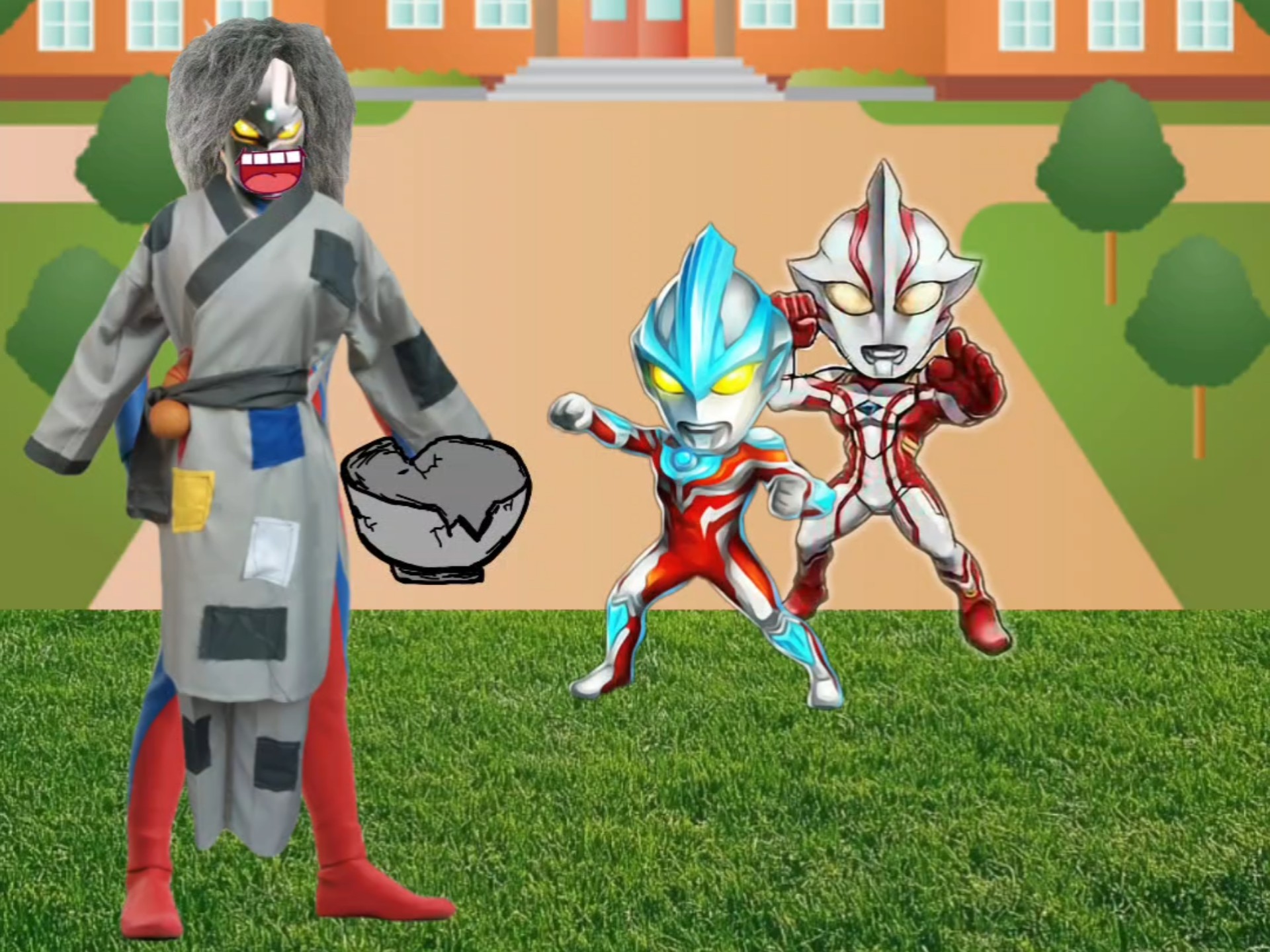 奥特曼变小打怪(奥特曼变大奥特曼)