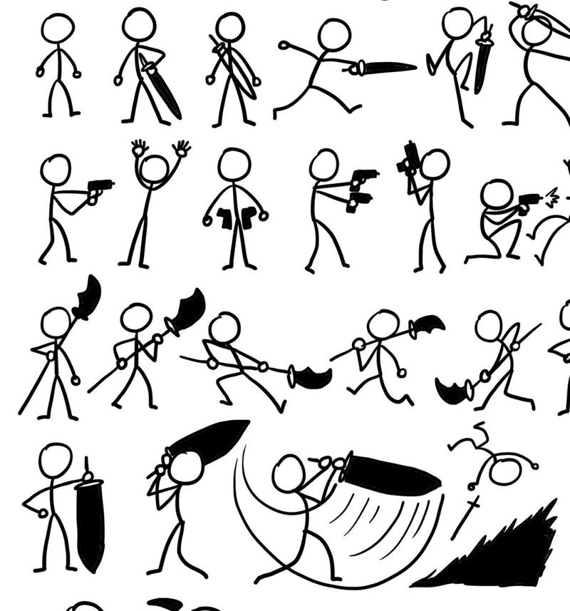 格斗多武器火柴人(一款火柴人格斗游戏有各种武器招式)