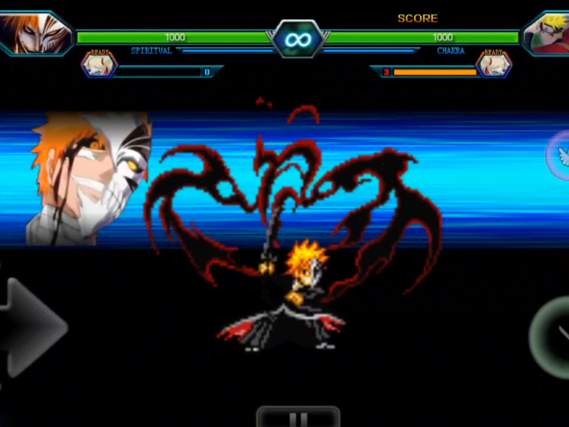 沃特水改版死神vs火影无限怒气(死神vs火影沃特水改dio出招表)